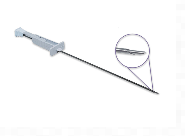 Agujas. Para biopsia desechables. Tipo: trucut. Longitud: 15.20 cm. Calibre: 14 G. Pieza.